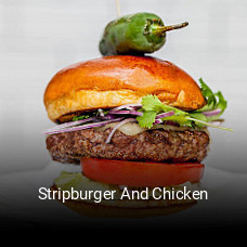 Stripburger And Chicken book table