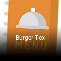 Burger Tex book table
