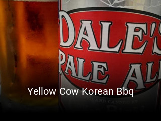 Yellow Cow Korean Bbq table reservation