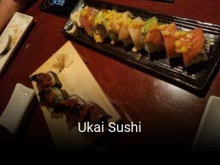 Ukai Sushi book table