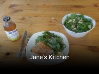 Jane's Kitchen book table