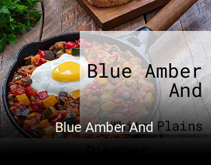 Blue Amber And reserve table
