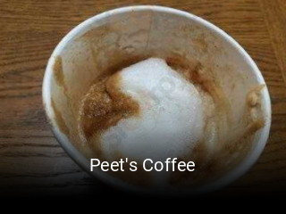 Peet's Coffee reservation