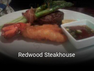 Redwood Steakhouse reserve table