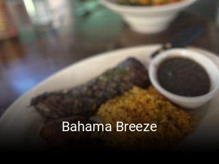 Bahama Breeze table reservation