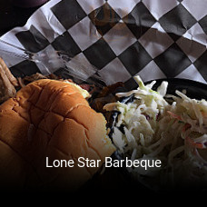 Lone Star Barbeque book table