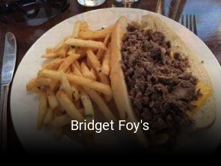 Bridget Foy's table reservation