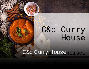 C&c Curry House book table