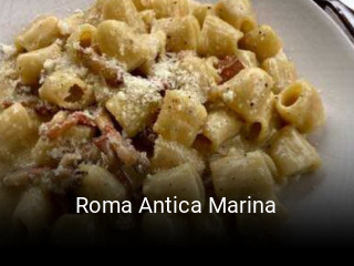 Book a table now at Roma Antica Marina