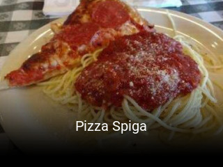 Pizza Spiga reserve table