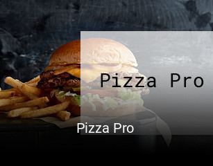 Pizza Pro table reservation