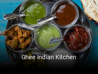 Ghee Indian Kitchen reservation