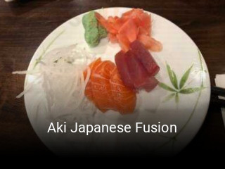 Aki Japanese Fusion reserve table