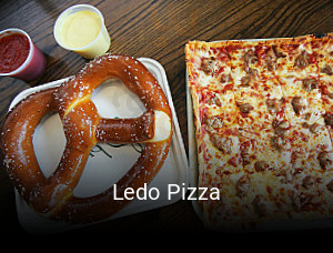 Ledo Pizza reserve table