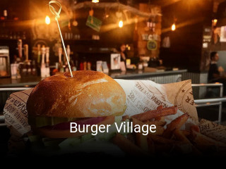 Burger Village reserve table