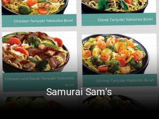Samurai Sam's reserve table