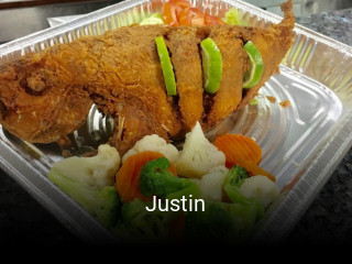 Book a table now at Justin